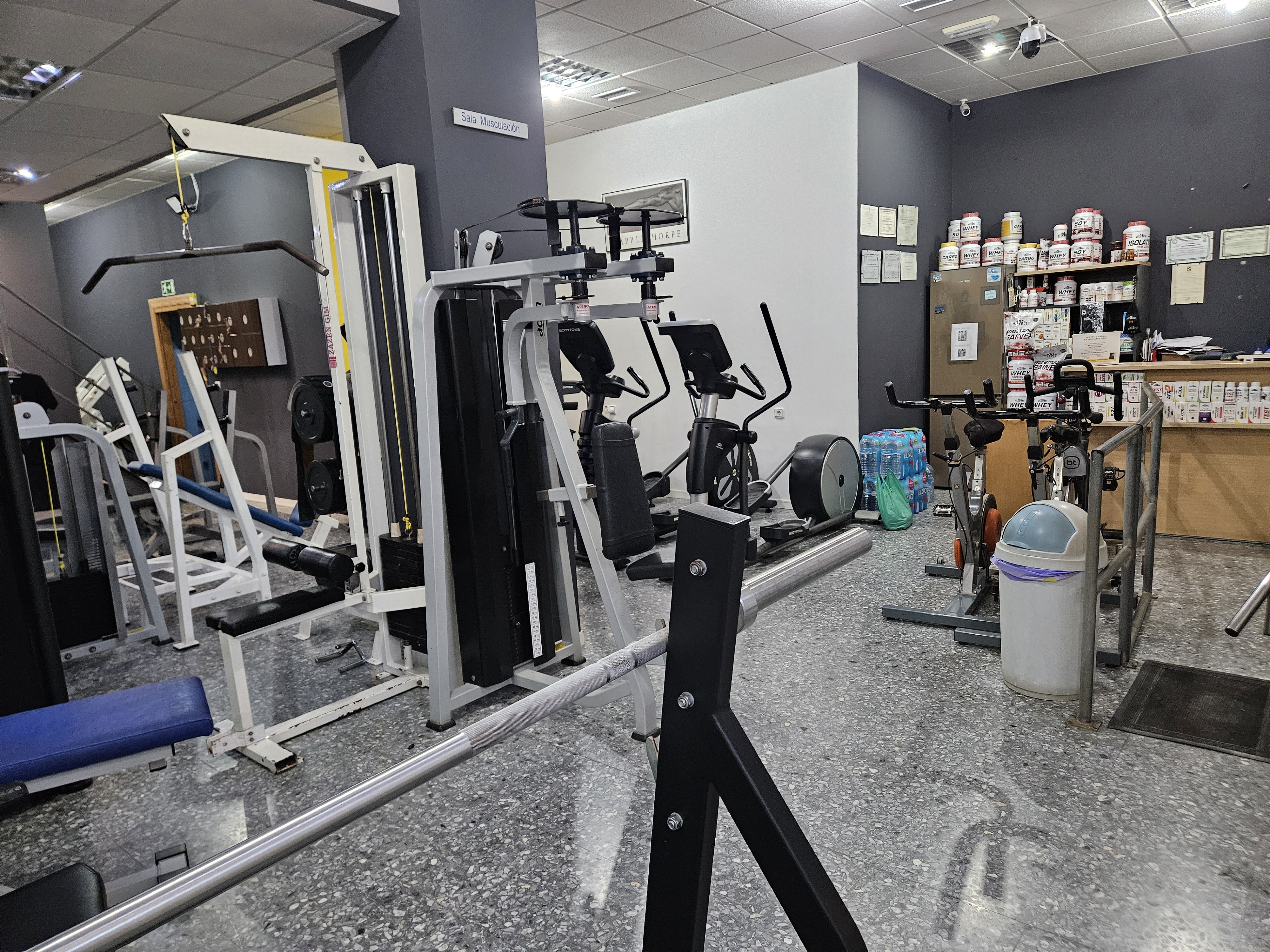 Recepción y Tienda
